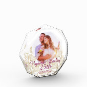結婚25周年記念 春の花 デザイン フォトブロック (左)