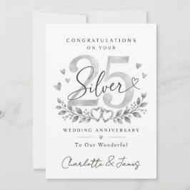 結婚25周年記念 | 結婚25周年記念カード(銀婚式) シーズンカード