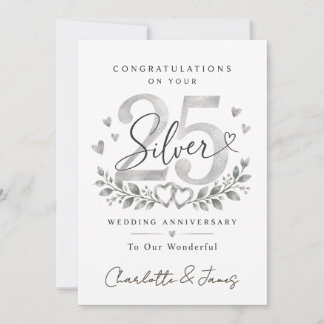結婚25周年記念 | 結婚25周年記念カード(銀婚式) シーズンカード
