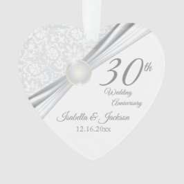 結婚30周年記念の記念品デザイン オーナメント