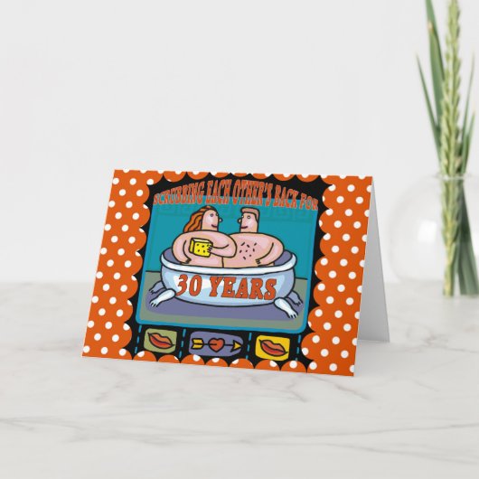 結婚30周年記念ギフト カード (正面)