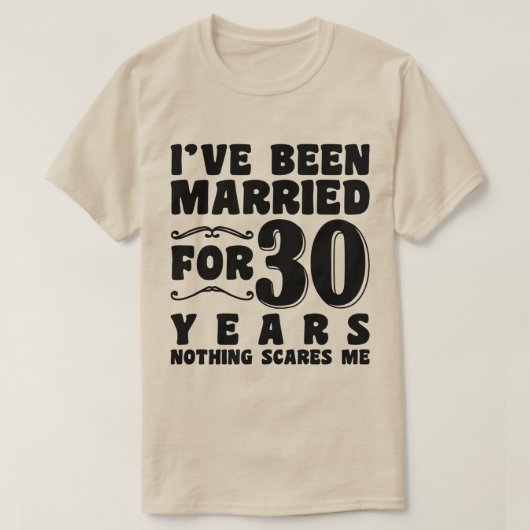 結婚30周年記念日 Tシャツ (デザイン正面)