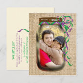 結婚30周年記念 結婚誓約更新のご案内 インビテーションポストカード (正面/裏面)