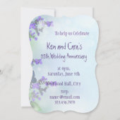 結婚30周年 アスターズ ガーデン フラワー 招待状 (裏面)