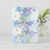 結婚30周年 アスターズ ガーデン フラワー 招待状 (スタンド正面)