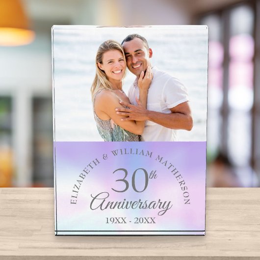 結婚30周年 真珠の記念日 エレガント フォトブロック