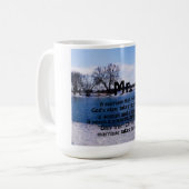 "結婚3"は(氏の)マグを取ります コーヒーマグカップ (正面左)