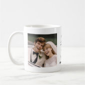 結婚40周年記念の名入れ写真ギフト コーヒーマグカップ (左)