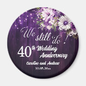 結婚40周年記念 ストリングライト マグネット (正面)