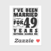 結婚49年 愛のロマンス シール (シート)