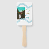 結婚50周年おめでとう カップル名+結婚日 ハンドファン (裏面)