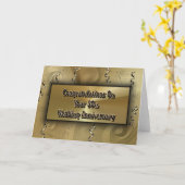 結婚50周年おめでとう カード (黄色い花)