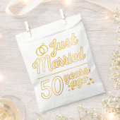 結婚50周年おめでとう II フェイバーバッグ (クリップ留めされた状態)