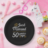 結婚50周年おめでとう II ペーパープレート (パーティー)