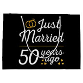 結婚50周年おめでとう II ラージペーパーバッグ (裏面)