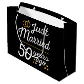 結婚50周年おめでとう II ラージペーパーバッグ (裏面アングル)