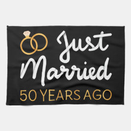 結婚50周年おめでとう IV キッチンタオル