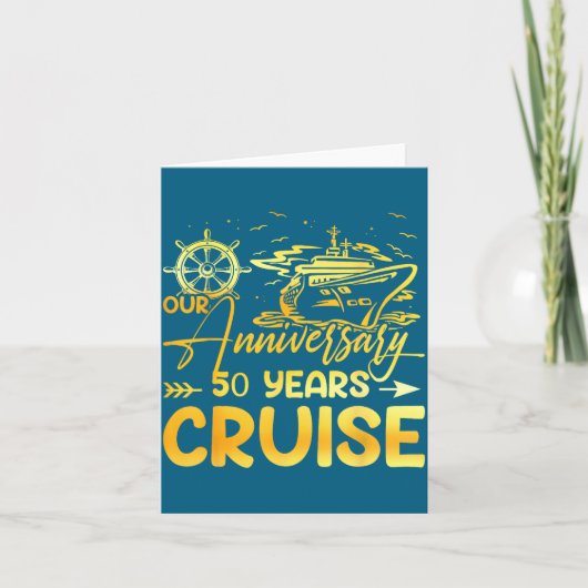 結婚50周年クルーズ旅行 夫 用 カード (正面)