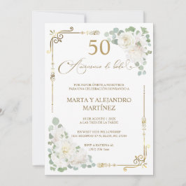 結婚50周年招待状 招待状
