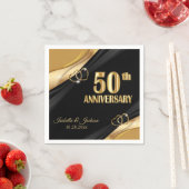 結婚50周年記念お祝い スタンダードカクテルナプキン (インサイチュ)