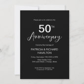 結婚50周年記念お祝い 招待状 (正面)