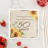 結婚50周年記念のひまわり (インサイチュ)