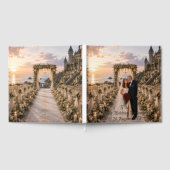 結婚50周年記念の夫婦の写真 ゲストブック (全面)