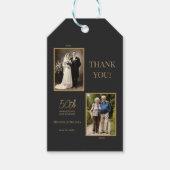 結婚50周年記念の御礼カード ギフトタグ (正面)