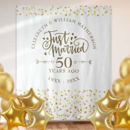 結婚50周年記念の背景 タペストリー