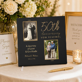 結婚50周年記念の誓いの更新フォト ゲストブック