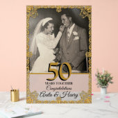結婚50周年記念ウェルカム アクリルサイン (ウェディング)