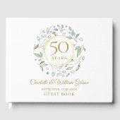 結婚50周年記念グリーンリース ゲストブック (正面)