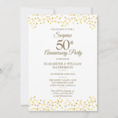 結婚50周年記念サプライズパーティー 招待状 (正面)
