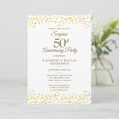 結婚50周年記念サプライズパーティー 招待状 (スタンド正面)