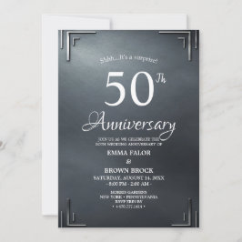 結婚50周年記念サプライズ招待状 招待状