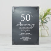 結婚50周年記念サプライズ招待状 招待状 (スタンド正面)