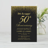 結婚50周年記念サプライズ 招待状 (スタンド正面)