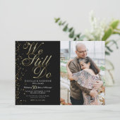結婚50周年記念パーティーの招待状 - We Still Do 招待状 (スタンド正面)