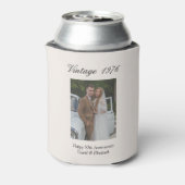 結婚50周年記念パーティーファバーカスタム写真 缶クーラー (缶裏面)