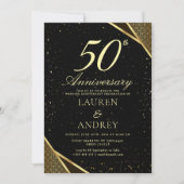 結婚50周年記念パーティー招待状 招待状 (正面)