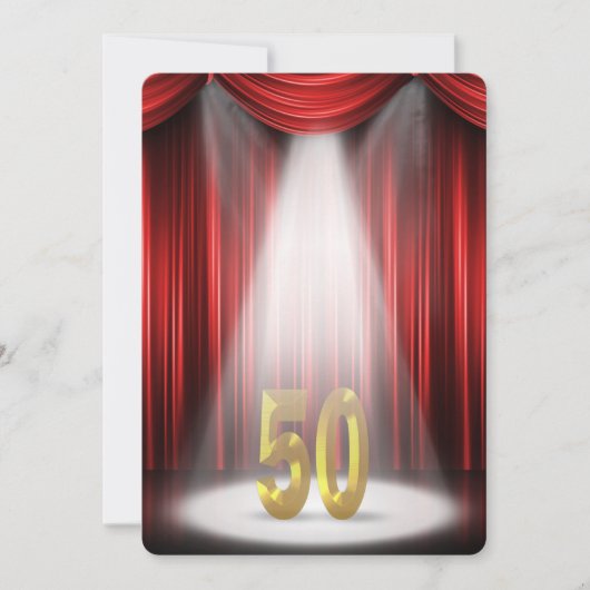 結婚50周年記念パーティー 招待状 (正面)