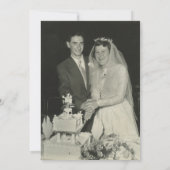 結婚50周年記念フォト 招待状 (裏面)