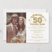 結婚50周年記念写真 招待状 (正面)