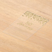 結婚50周年記念 アクリル招待状 (レイダウン)