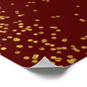 結婚50周年記念 - クジャクの羽 ポスター (角)