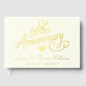 結婚50周年記念 ゴールデンウエディング ゲストブック (正面)