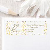 結婚50周年記念 ゴールデンハート ラベル (インサイチュ)