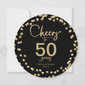 結婚50周年記念　シャージプレート用インサート 招待状 (正面)