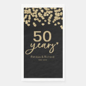 結婚50周年記念 ブラックとゴールド (正面)