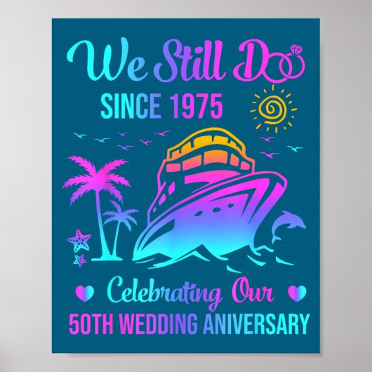結婚50周年記念 50年間の愛 ポスター (正面)